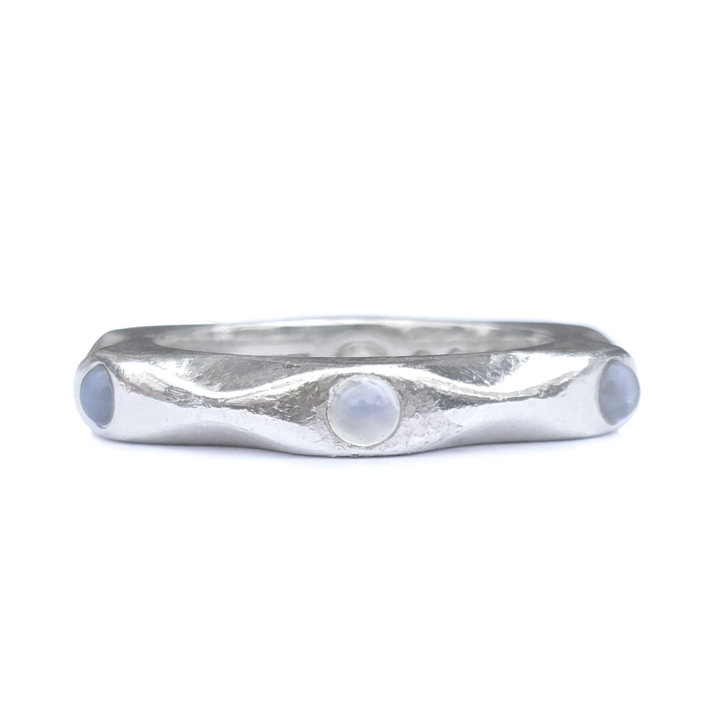 Vintage Georg Jensen Moonstone Mirror Ring