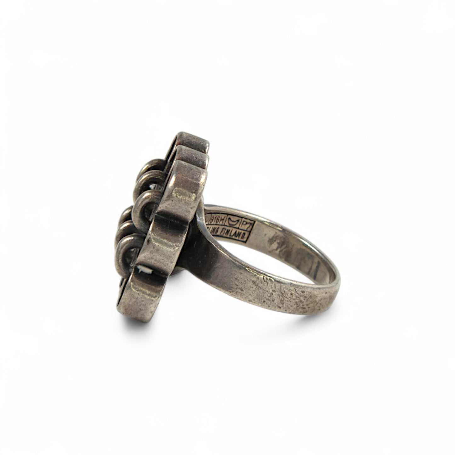 E. Granit & Co. Sterling Chainlink Ring