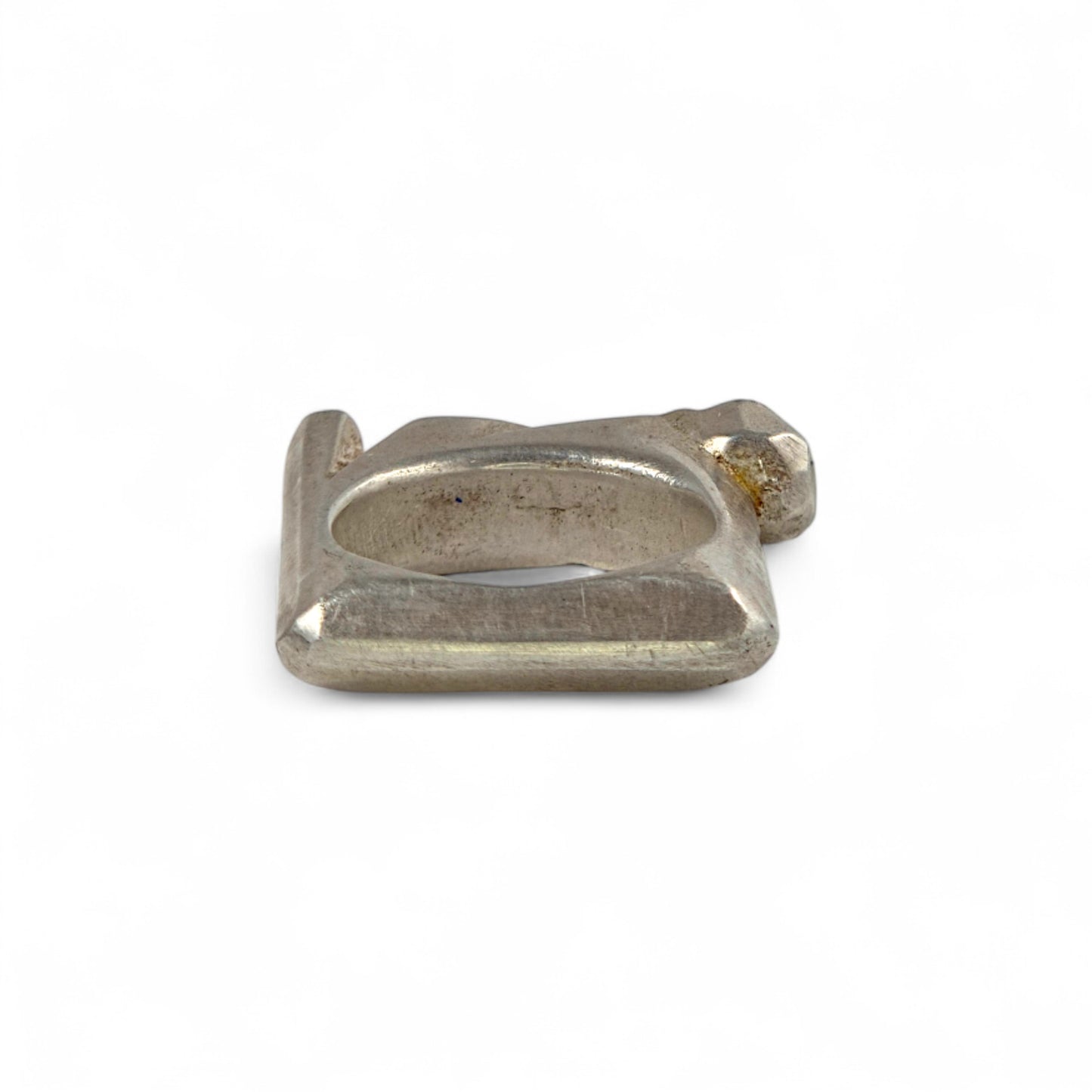 Sterling Silver Glacial Square Ring