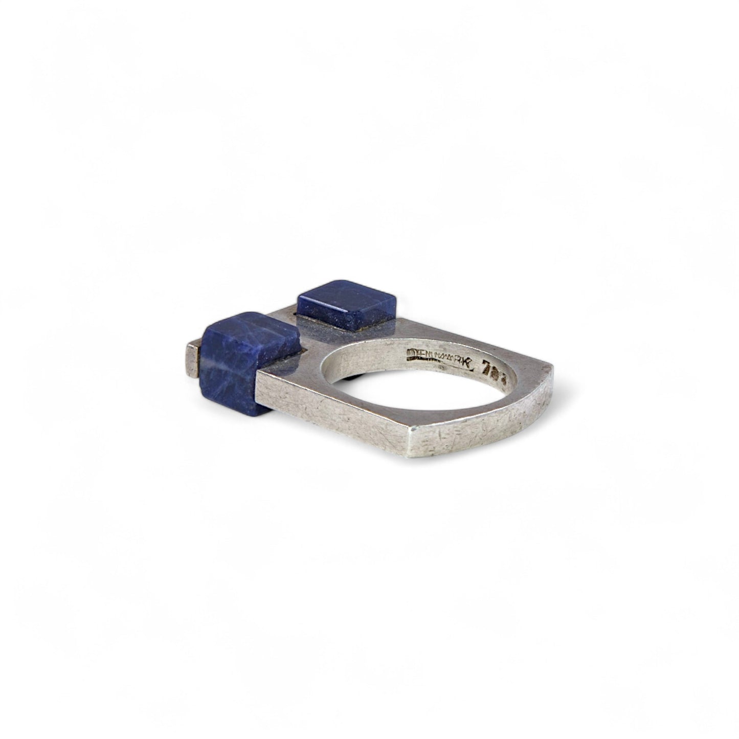 Sterling and Sodalite Ring 783 by Uwe Moltke