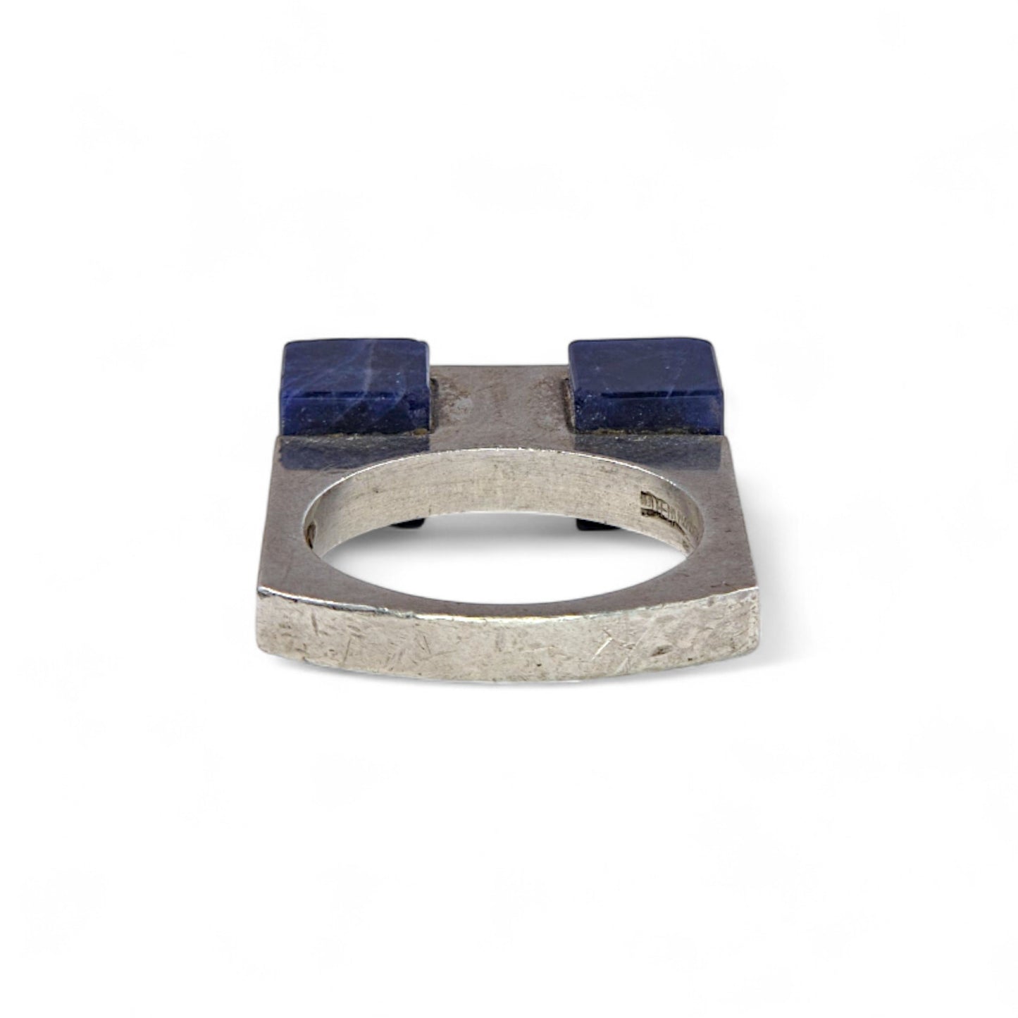 Sterling and Sodalite Ring 783 by Uwe Moltke