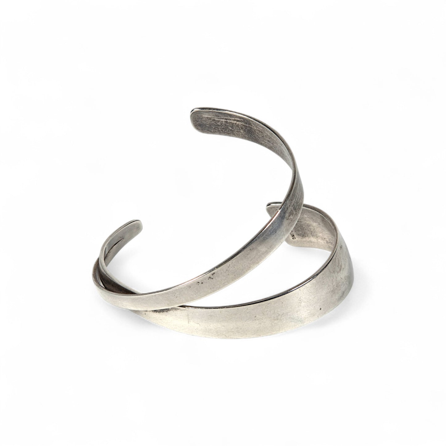 Sterling Silver Swirl Cuff by Gerhard Herbst