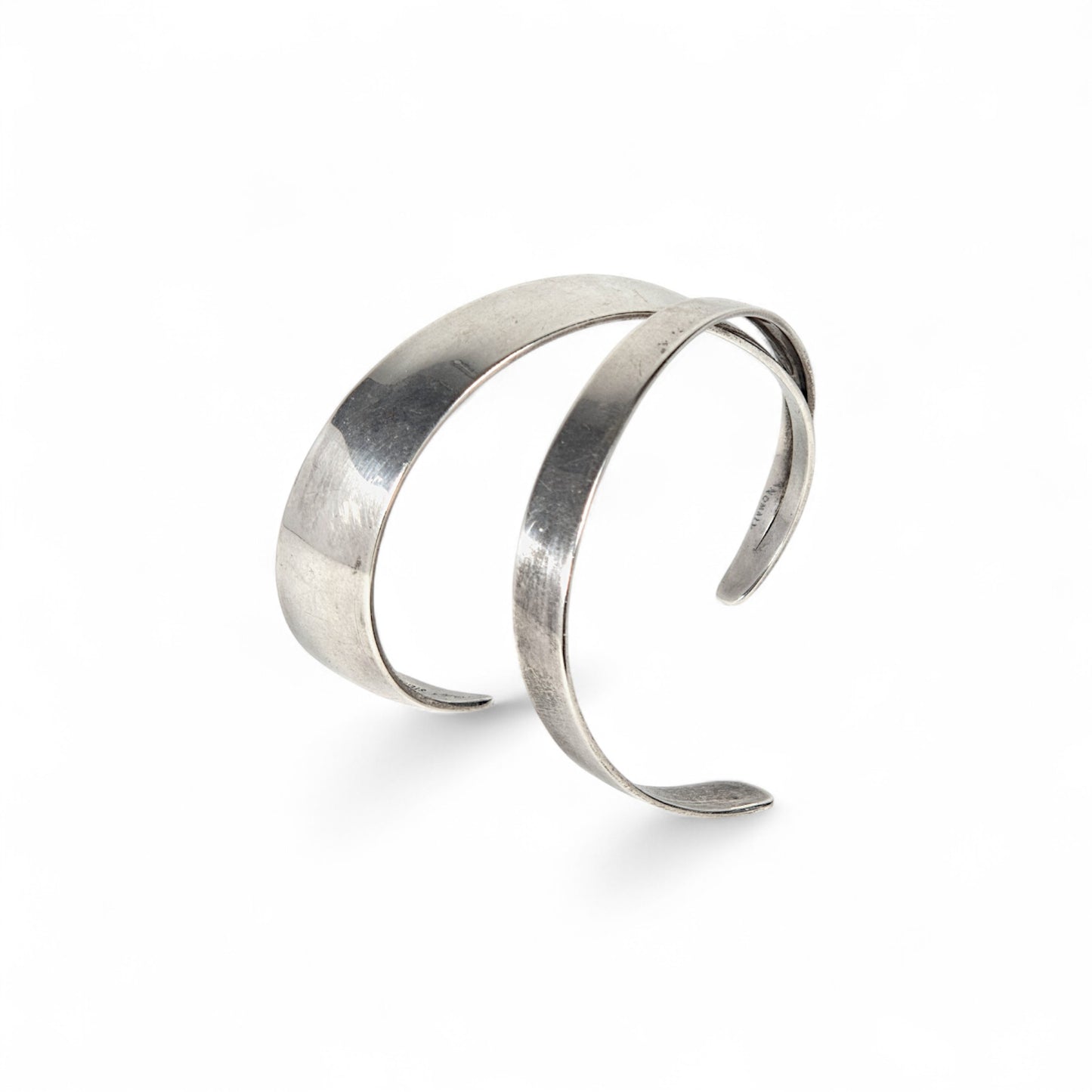 Sterling Silver Swirl Cuff by Gerhard Herbst