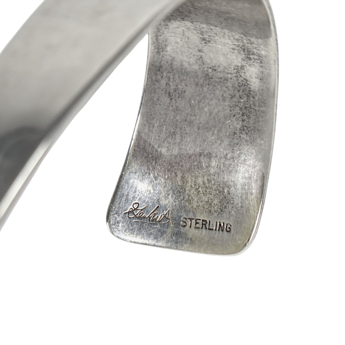 Sterling Silver Swirl Cuff by Gerhard Herbst