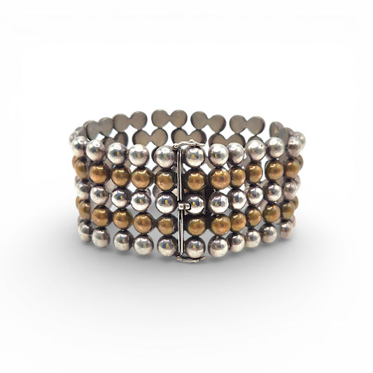 William Spratling Sterling and Copper Bracelet, Taxco